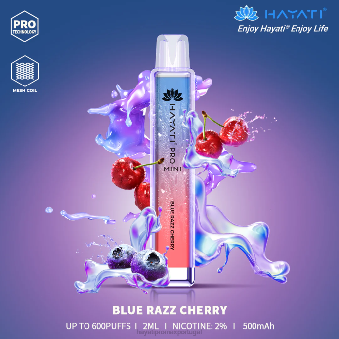 cereja razz azul
