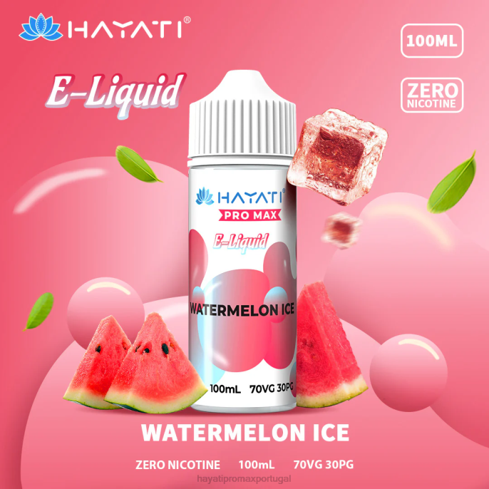 Hayati Pro Max sais de nic J4PV260 gelo de melancia - Hayati Vape Near Me