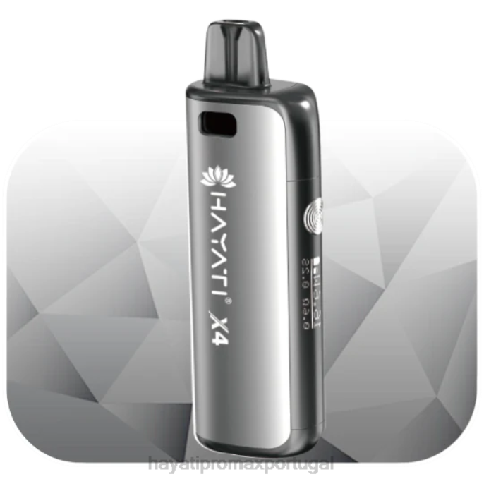 Hayati X4 sistema de pod recarregável J4PV60 cinza meia-noite - Hayati Vape Near Me